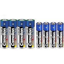 باتری قلمی و نیم قلمی کملیون مدل Super Heavy Duty بسته 8 عددی
